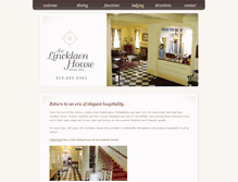 Tablet Screenshot of lincklaenhouse.com